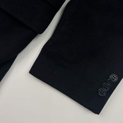 カシミヤ100% Wind Armor ウィンドアーマー 2B テーラードジャケット M/ブラック メンズ ニチワ