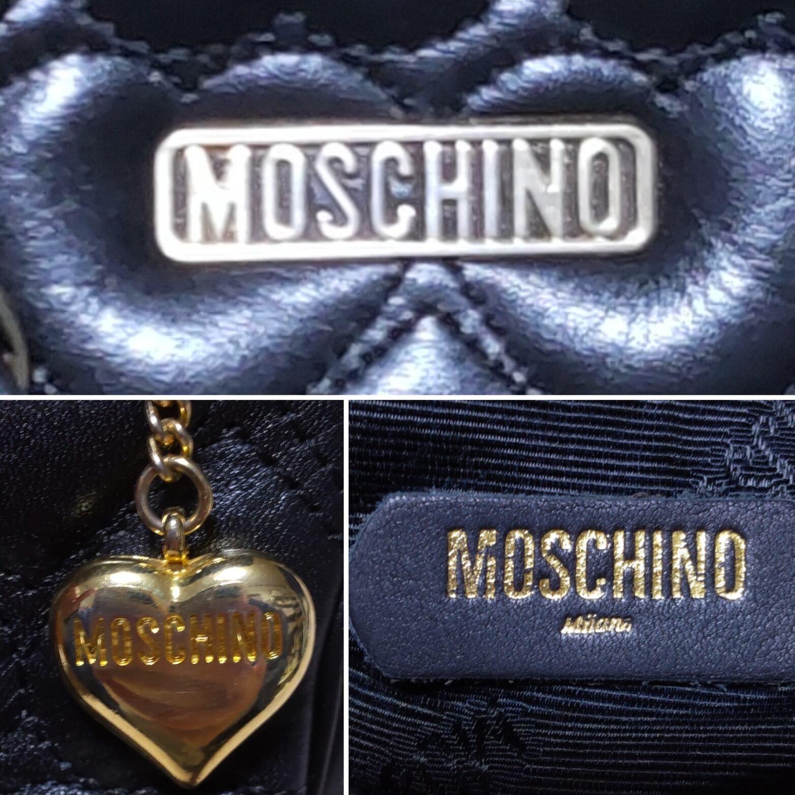 モスキーノ MOSCHINO ショルダーバッグ ハート キルティング モスキーノ MOSCHINO ショルダーバッグ ハート キルティング