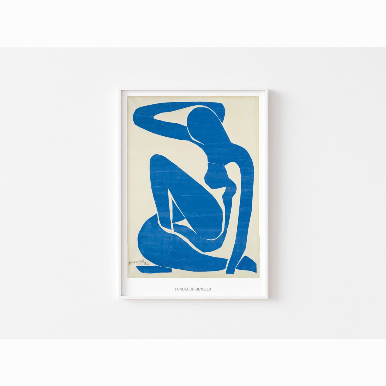 Henri Matisse アンリ マティス 青の裸婦 blue Nude 1952 ポスターフレーム 額装 幅80cm×高さ110cm HENRI MATISSE (アンリ・マティス) | Blue Nude | アートプリント