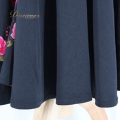 社交ダンス 衣装 prima boutique プリマブティック スカート レッスンウェア ブラック系 伸縮 ストレッチ 練習 レッスン 花 花柄 レース 華やか ダンス衣装 イベント ステージ パーティー レディース おしゃれ かわいい ピンク系 グリーン系