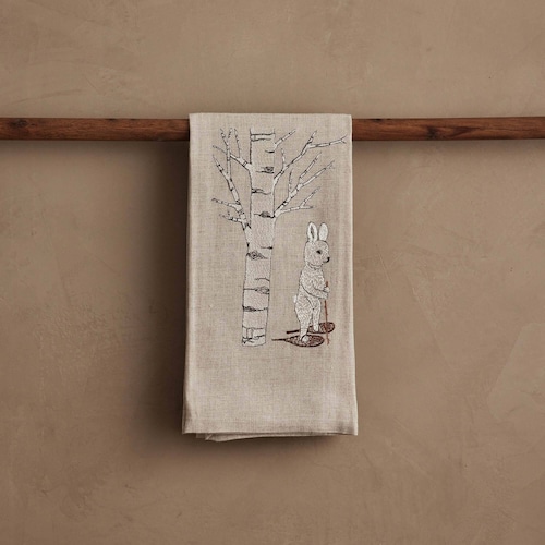 Coral&Tusk ティータオル Snowshoe Hare