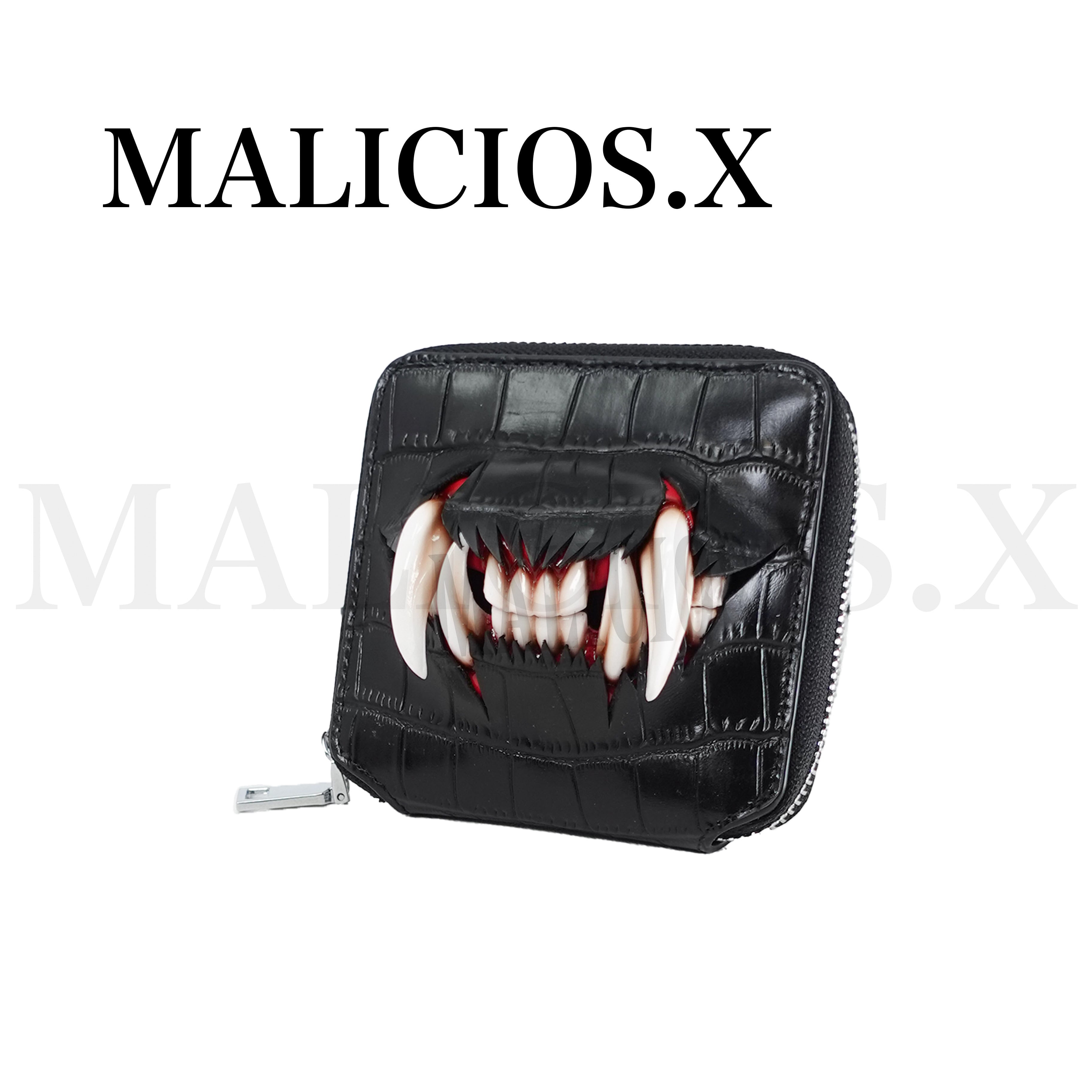 Cat fang folding wallet (crocodile) | MALICIOUS.X