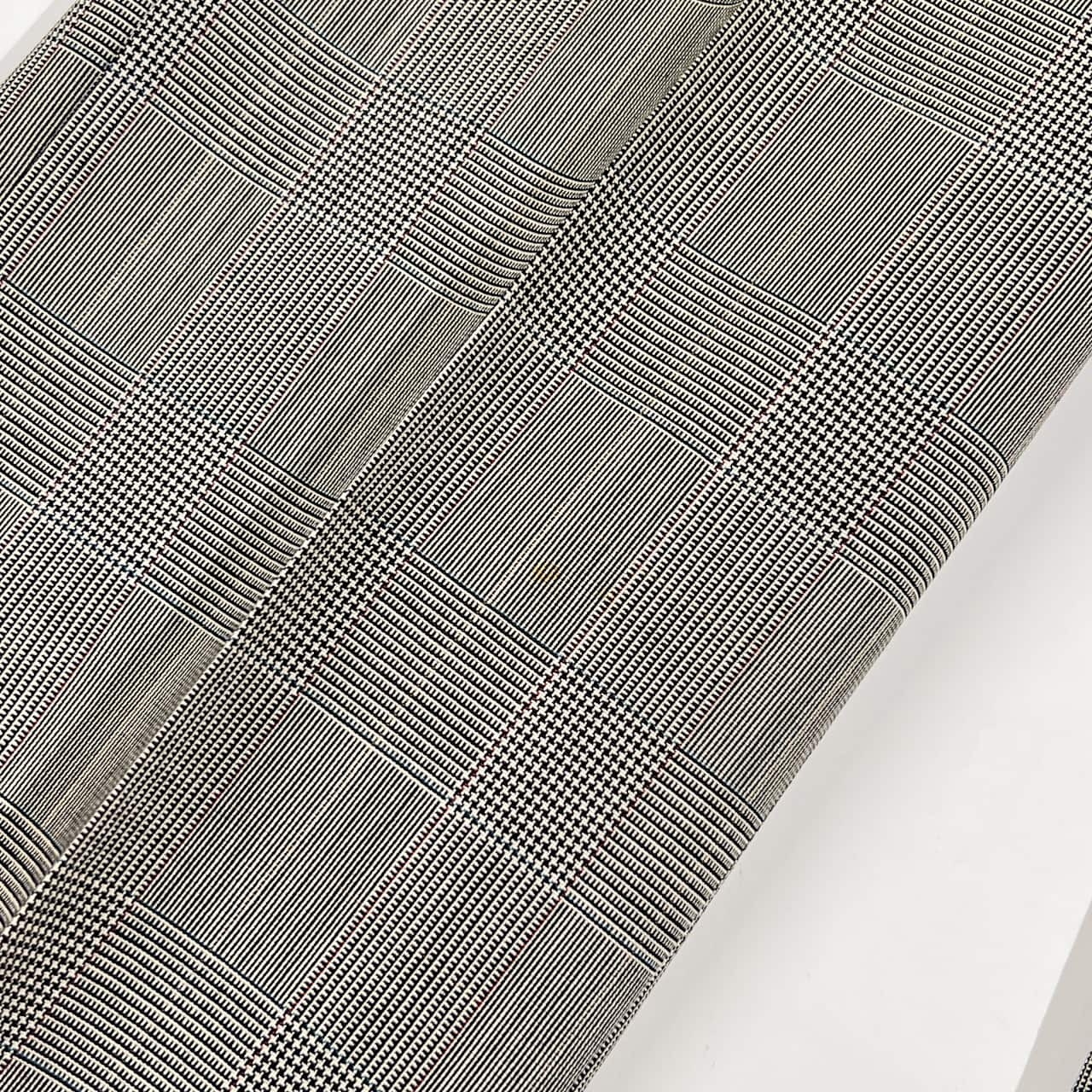 上下 J.PRESS ジェイプレス セットアップ グレンチェック テーラードジャケット スラックス スーツ M~L程度/メンズ