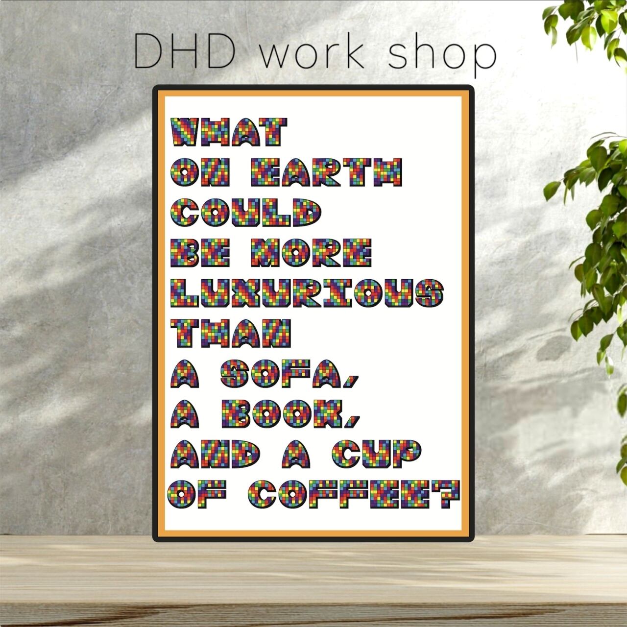 DHD(M)039【フレーム付きインテリアポスターA3 サンドウィッチもほしい】