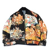 【bomber15】再構築リバーシブル中綿ボンバー KIMONO × indigo MIX BOMBER JACKET