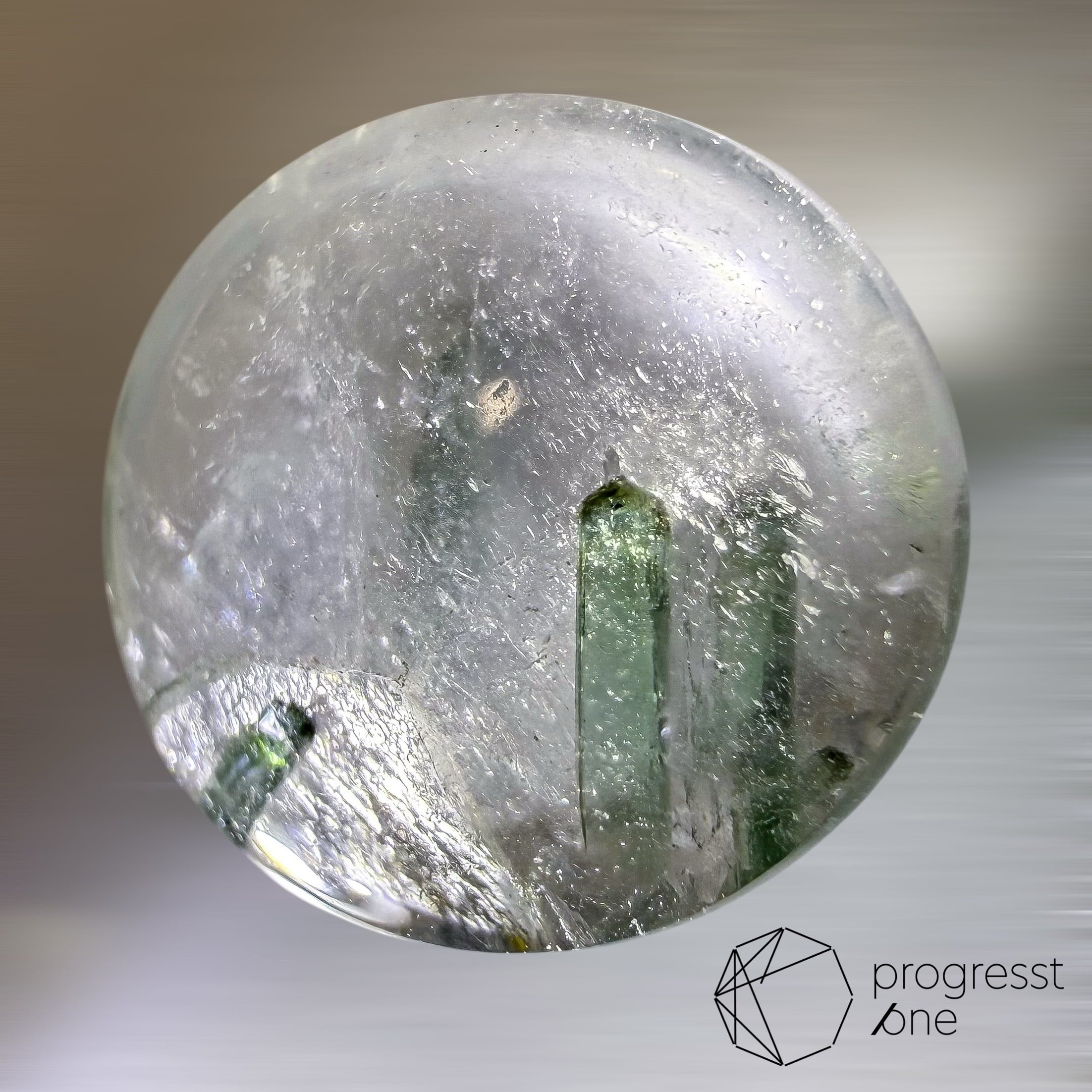 グリーントルマリンインクォーツ13.11ct | progresstone