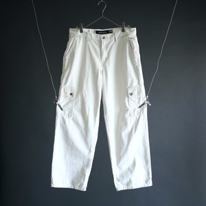 " LEVI'S silver tab " wide & loose silhouette white cargo pants