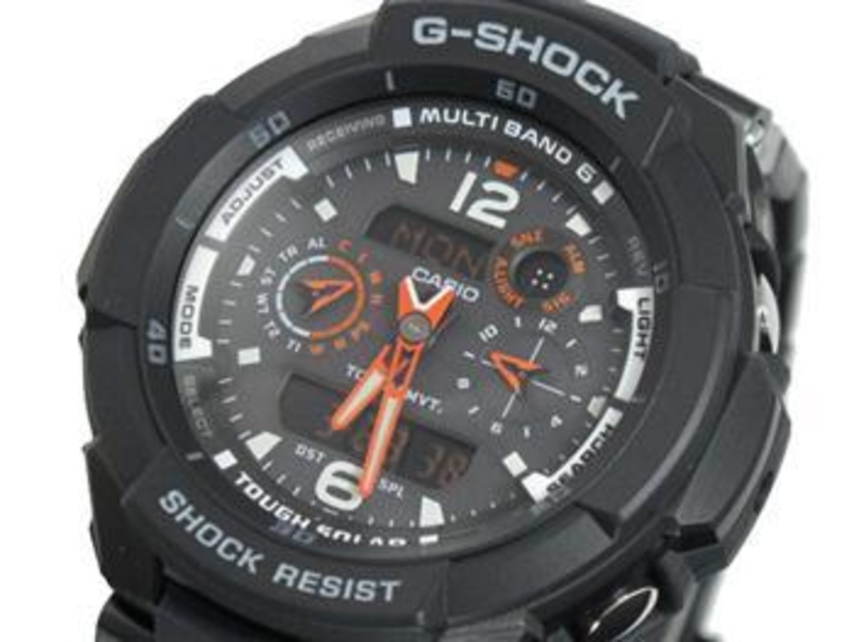 カシオ CASIO Gショック G-SHOCK スカイコックピット 電波ソーラー 腕時計 GW3500BD-1A | G-shop