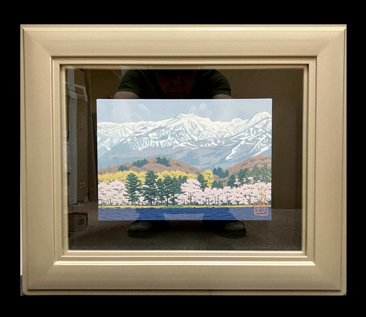 那須連峰の春 | Gallery Enatsu 江夏画廊 | ハートウォーミングな絵画