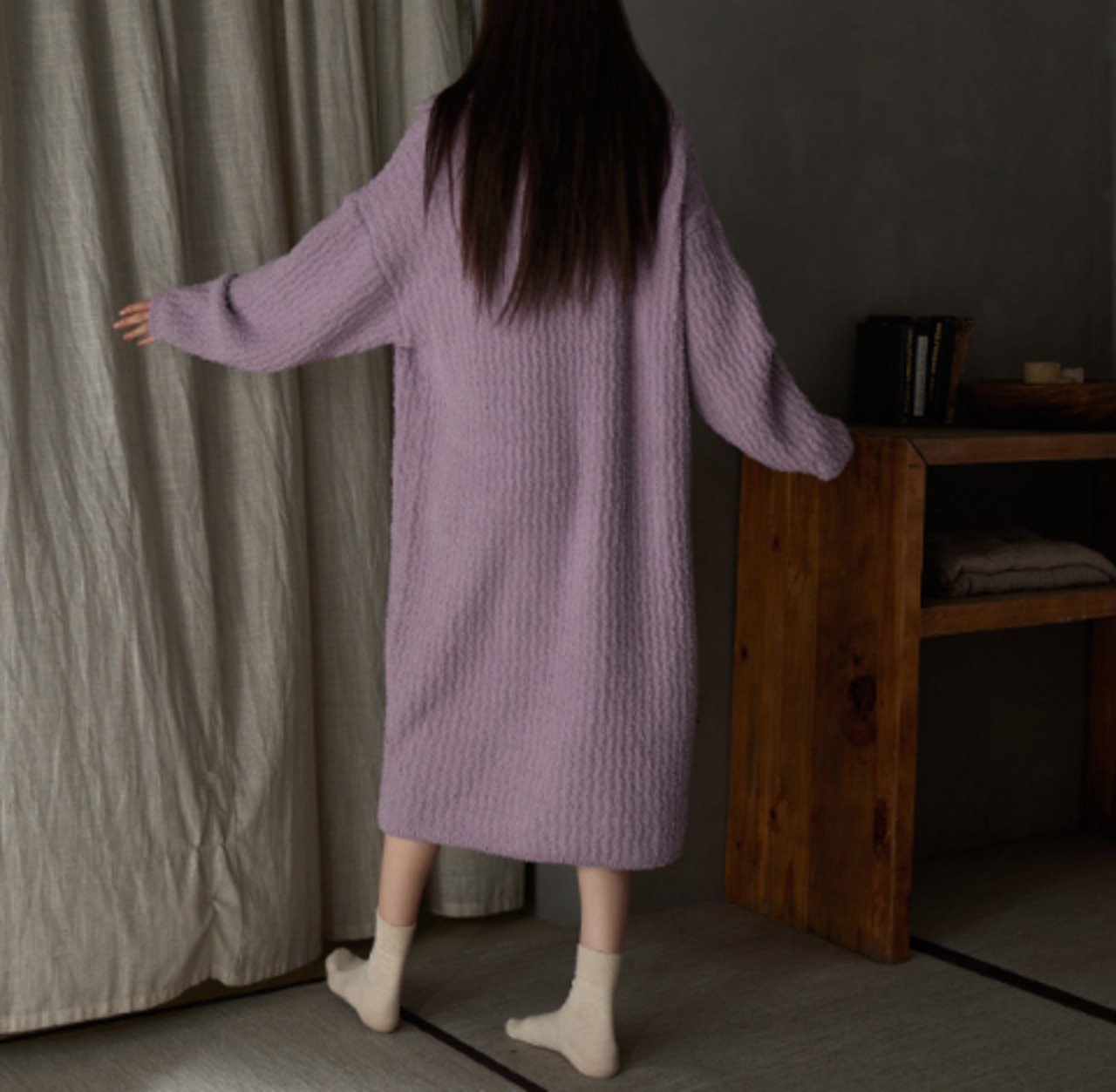 ミスティック・ライラック  リラックスワンピ　M25132