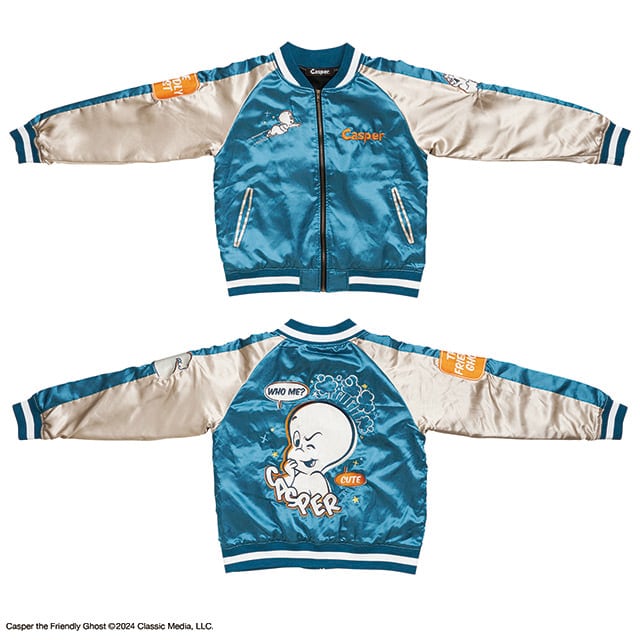 未使用級★キャスパー★スカジャン★Casper★キャラジャン★刺繍★ユニセックス 楽天市場】キャラジャン キャスパー ゴーストルック スカジャン L
