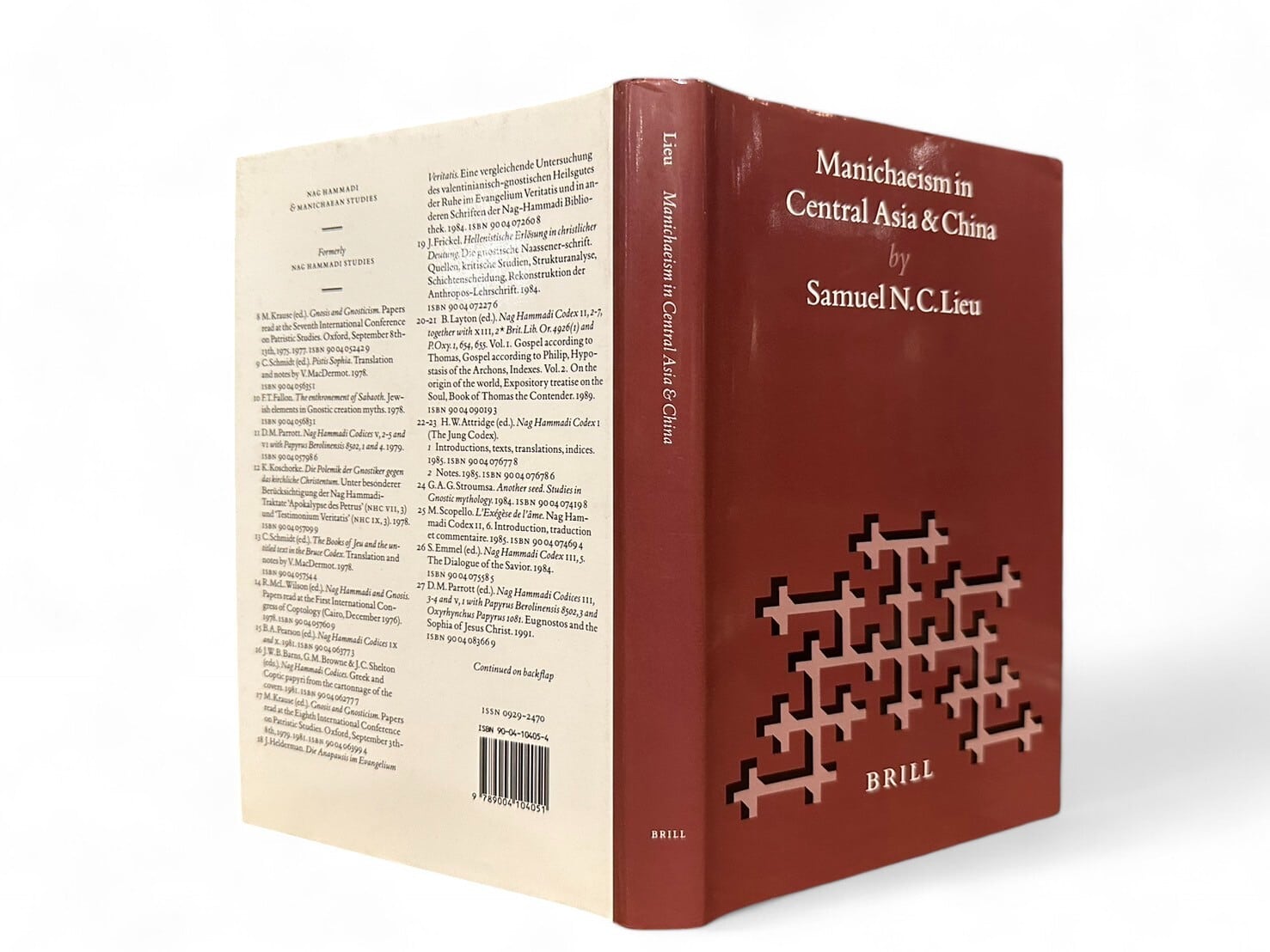 【SS119】【FIRST EDITION】 Manichaeism in Central Asia and China (1998) /Samuel N. C. Lieu