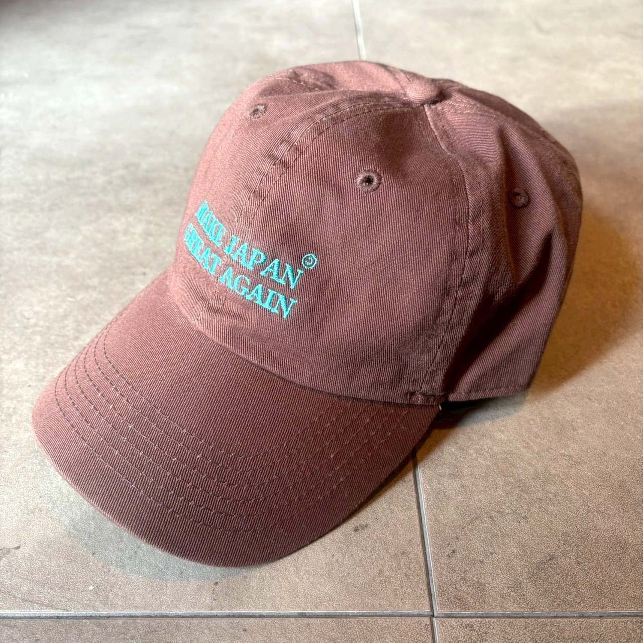 MAKE JAPAN GREAT AGAIN OG LOGO CAP / BROWN | RIVERSIDE BASE