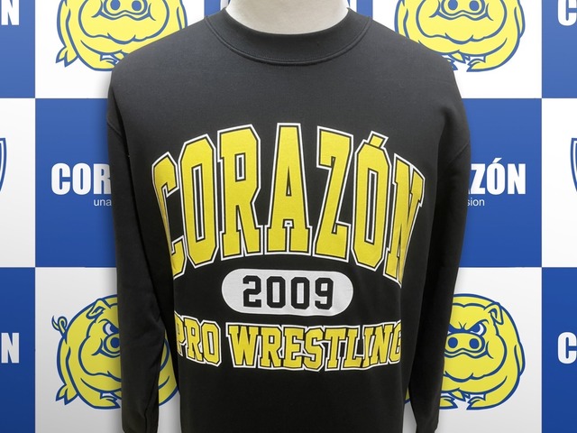 CORAZON PRO WRESTLINGスウェット(ブラック)