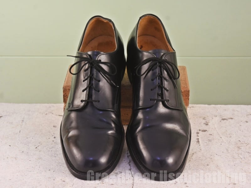 B708 USA製 INTERNATIONAL SHOE.CO ビンテージ 米軍サービスシューズ プレーントゥ 黒 メンズ 11R 29cm B708 USA製 INTERNATIONAL SHOE.CO ビンテージ 米軍サービスシューズ