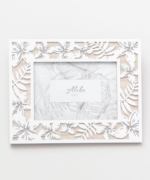 ハワイアンフォトフレーム ホワイトLサイズ | likolikoshop
