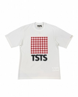 TSTS【ORGANIC COTTON HALFTONE T-SHIRT -WHITE-】
