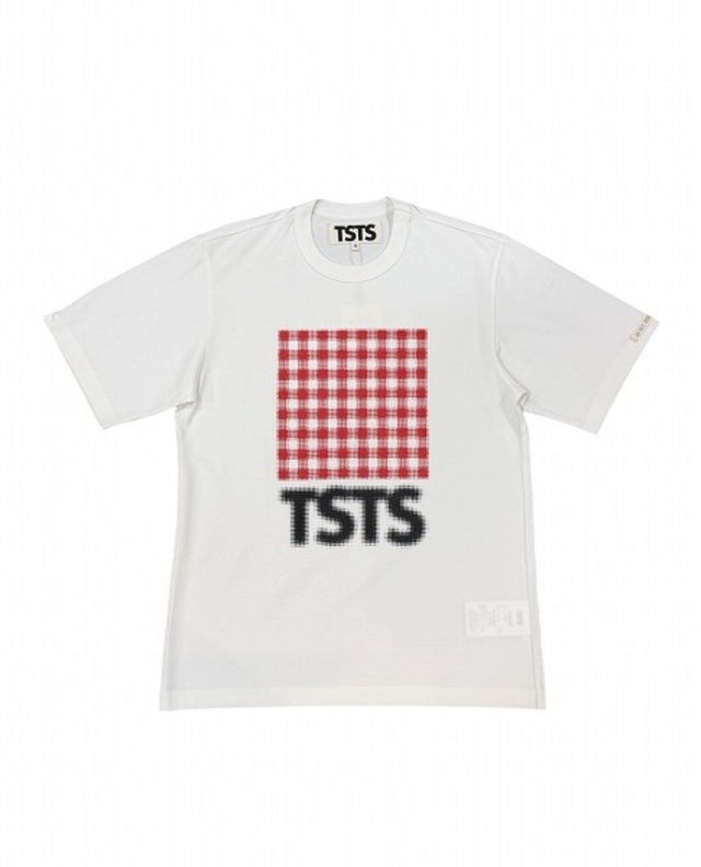TSTS【ORGANIC COTTON HALFTONE T-SHIRT -WHITE-】