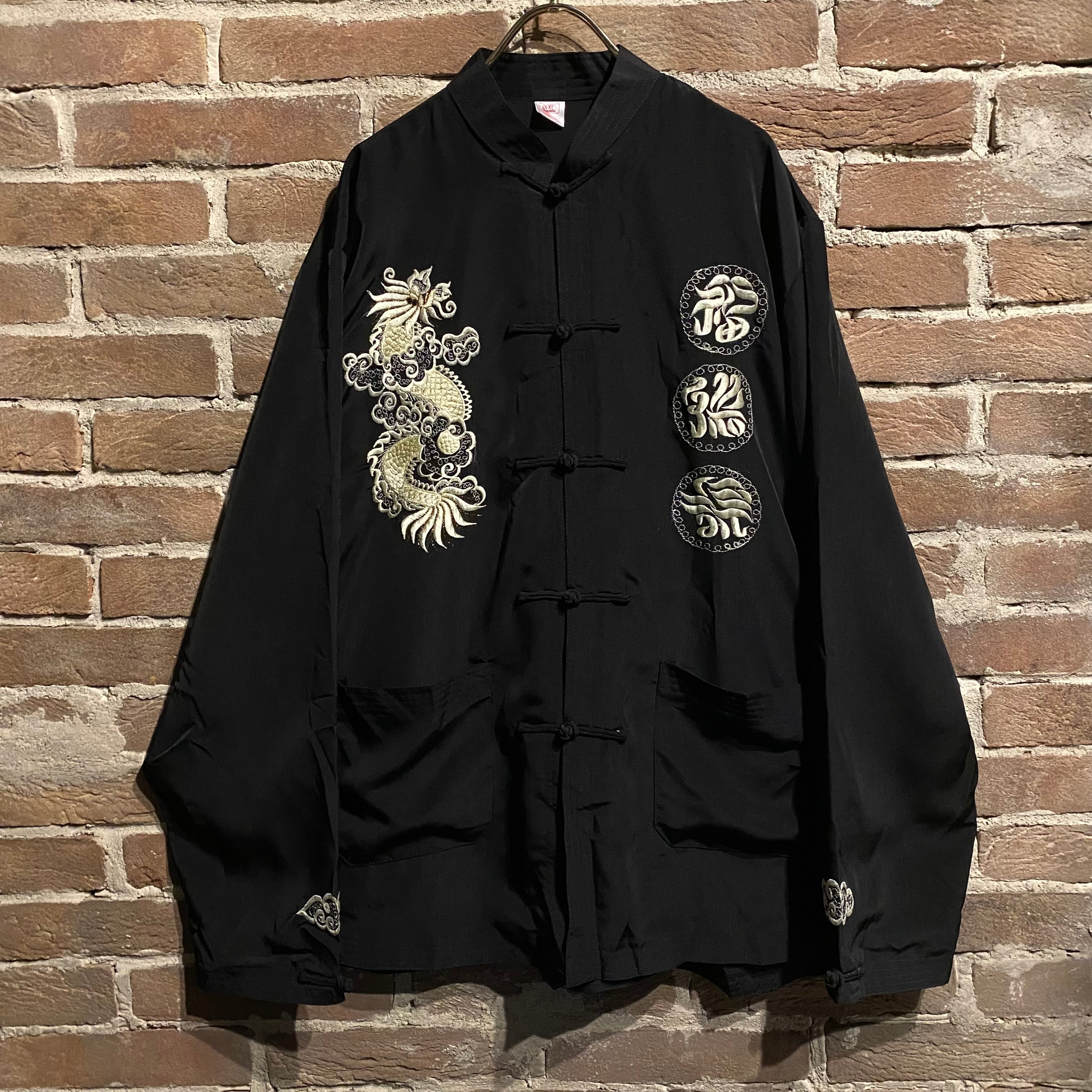 0658 戯曲CHINA SHIRT 黒