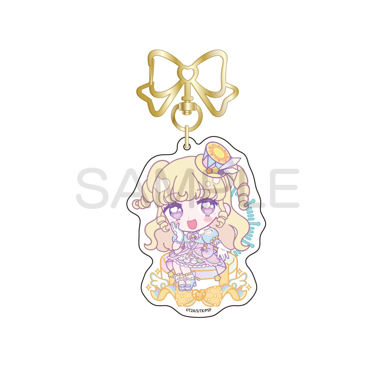 プリティーシリーズ きゃらっぴん アクリルキーホルダー ゆい