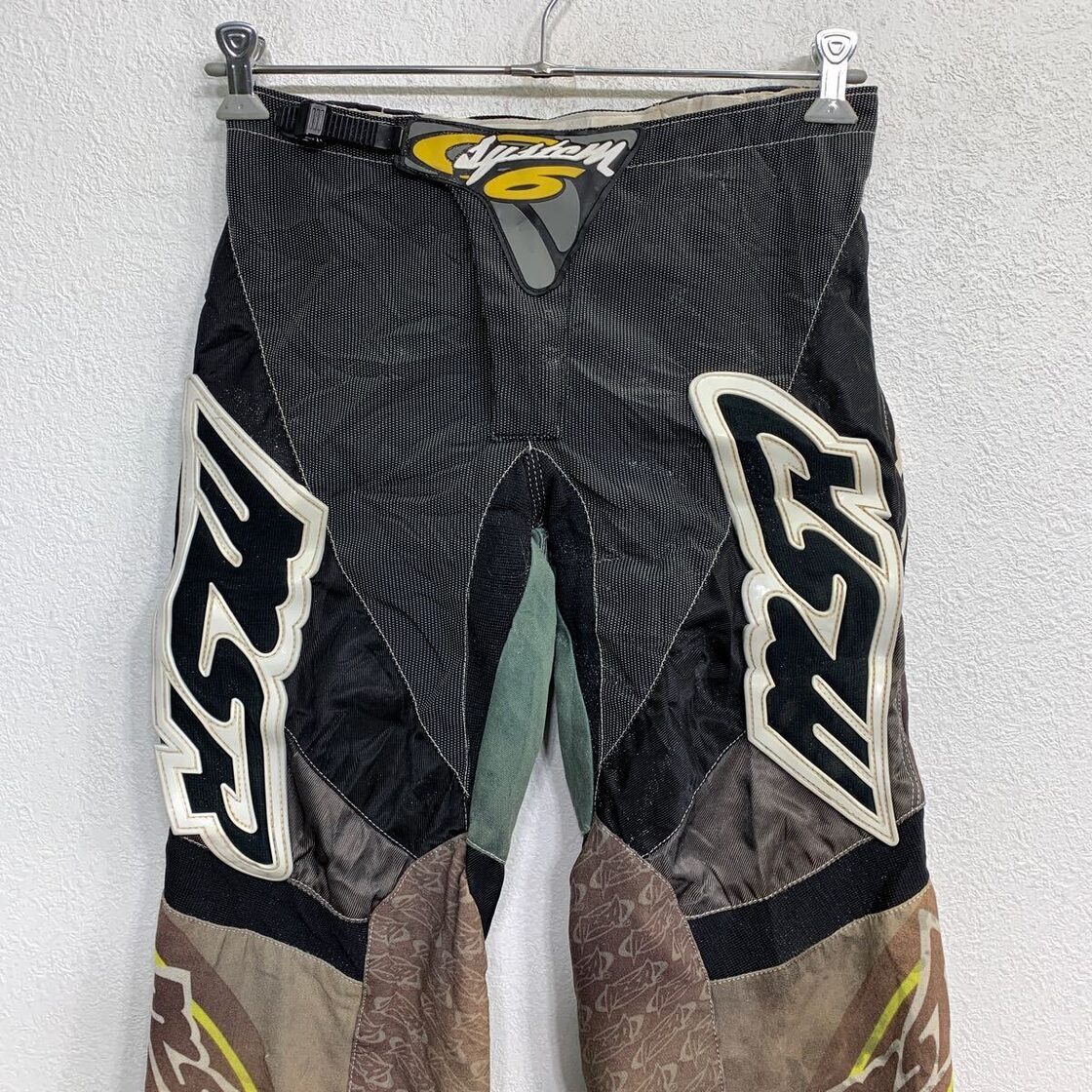 MSR モトクロスパンツ W30 レーシングパンツ ブラック ブラウン 古着卸 