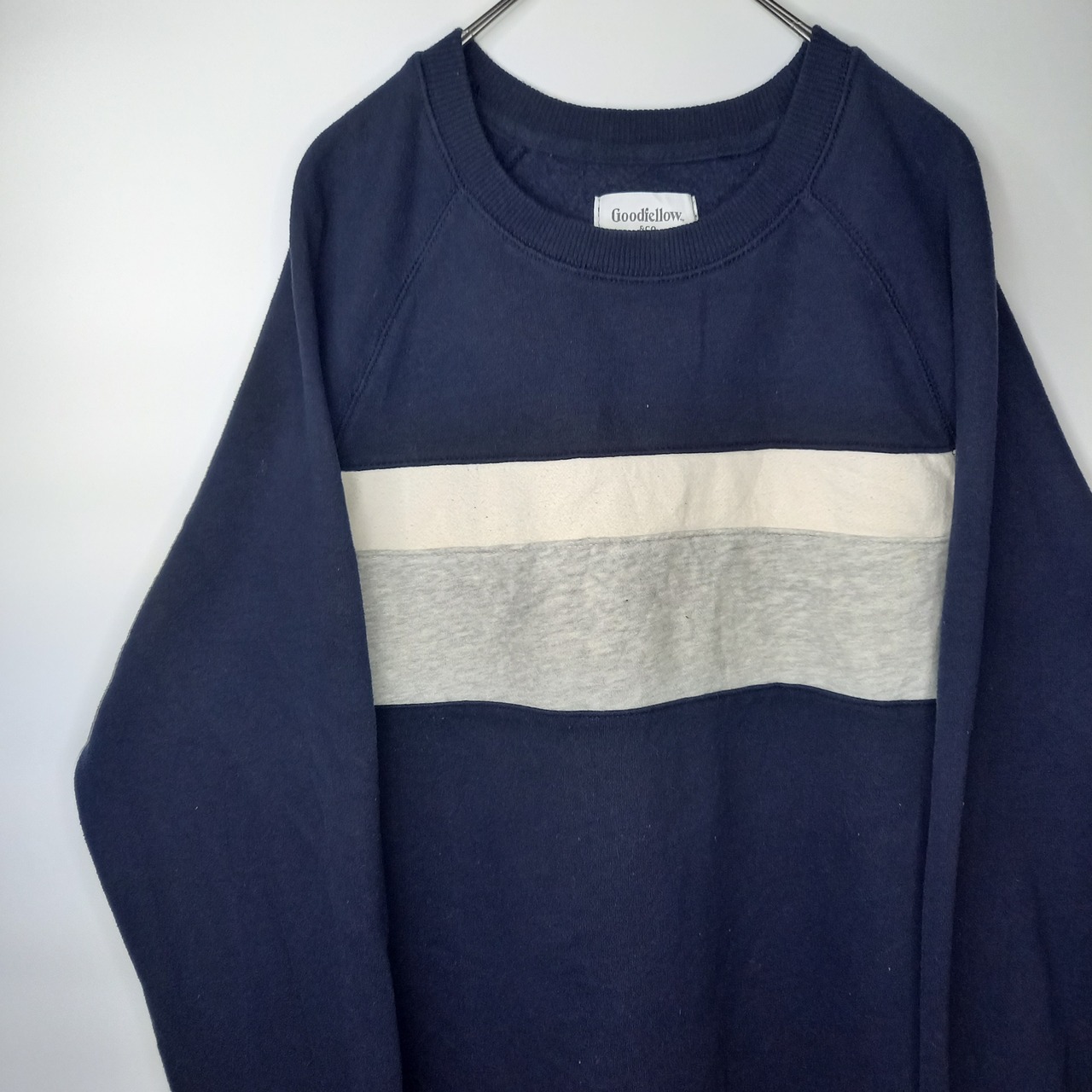 Goodfellow&CO　クルーネック　スウェット　トレーナー　ボーダー　M