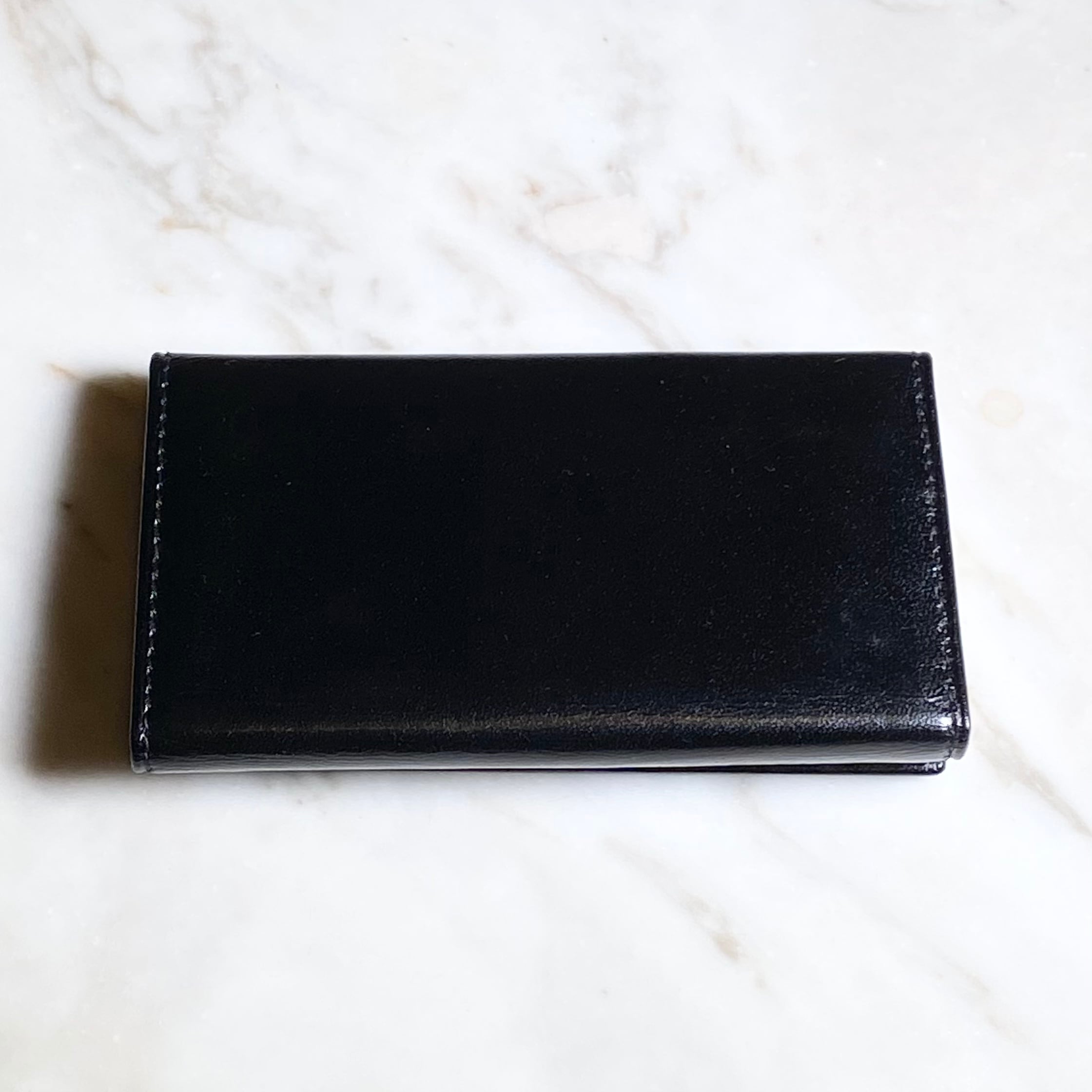 CARTIER black leather key case “pasha” | NOIR ONLINE