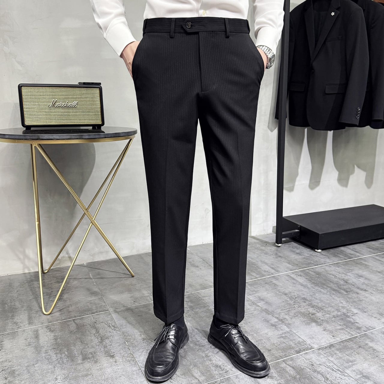 スタイリッシュ ストレート パンツ 3色 11407