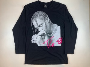 【新品】 Travis Scott トラビススコット Photo 写真 Long sleeve t-shirt 長袖Tシャツ