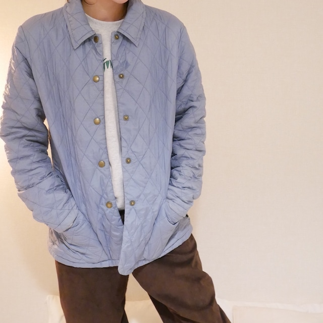 Barbour baby blue quilting coat