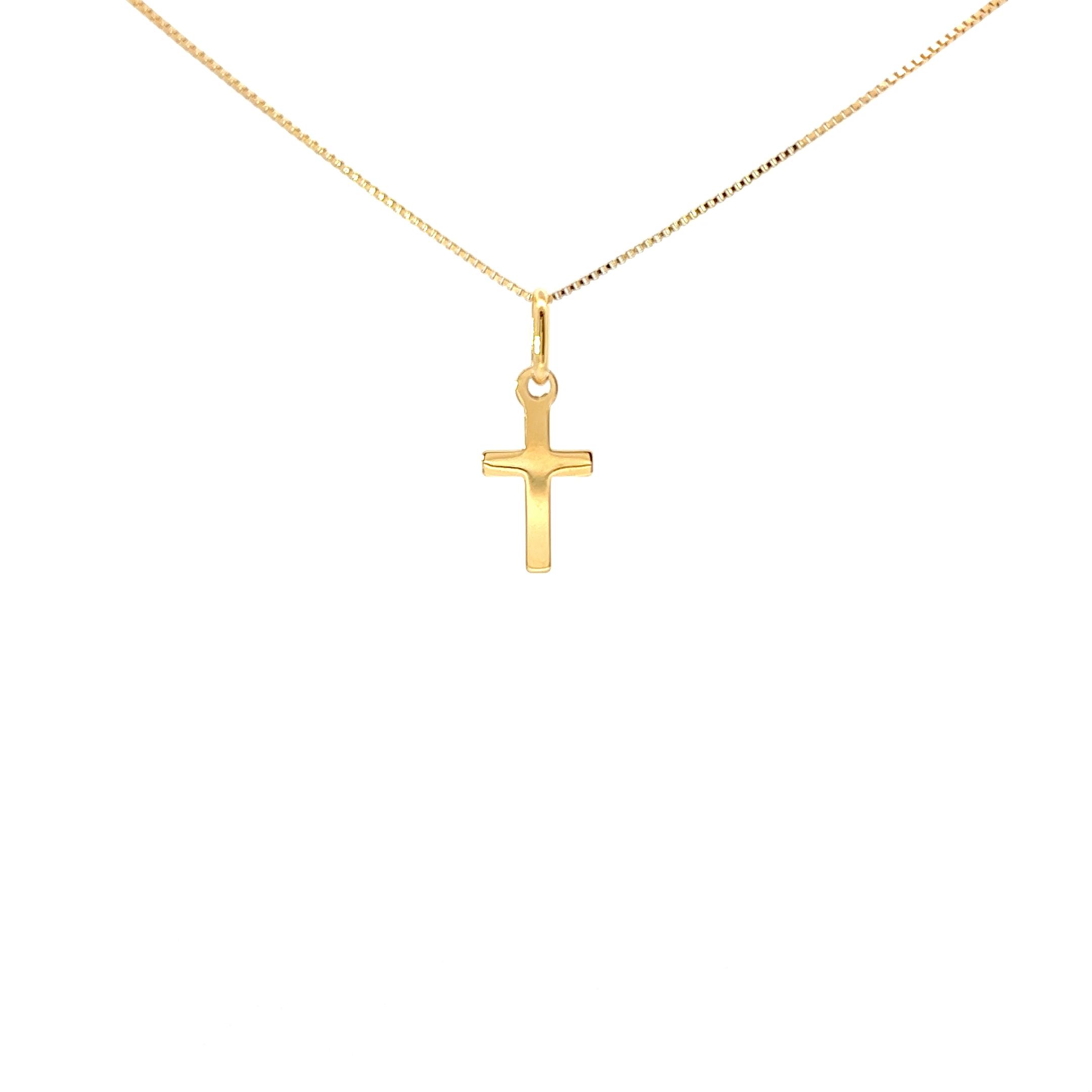 ヴェイド VAID ROMA ダイヤモンド クロス ネックレス K18 YG パヴェ