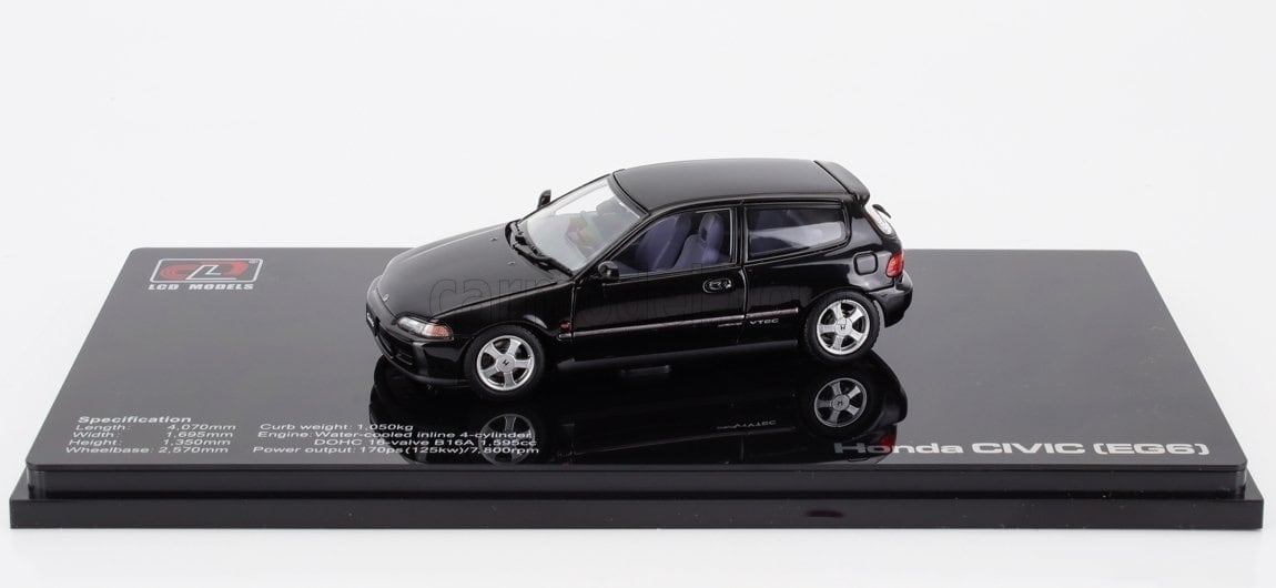 ミニカー 1/43 ホンダ シビック LCD-MODEL 1/43 HONDA CIVIC SIR II