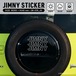 ジムニー ステッカー カッティングタイプ スペアタイヤカバー JIMNY ロゴA ホワイト／ブラック