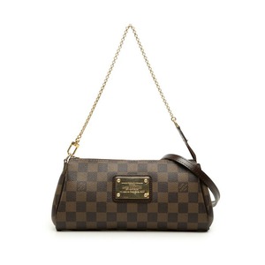 ルイ ヴィトン ダミエ エヴァ チェーン ハンドバッグ ショルダーバッグ 2WAY N55213 ブラウン PVC レザー レディース LOUIS VUITTON 【中古】