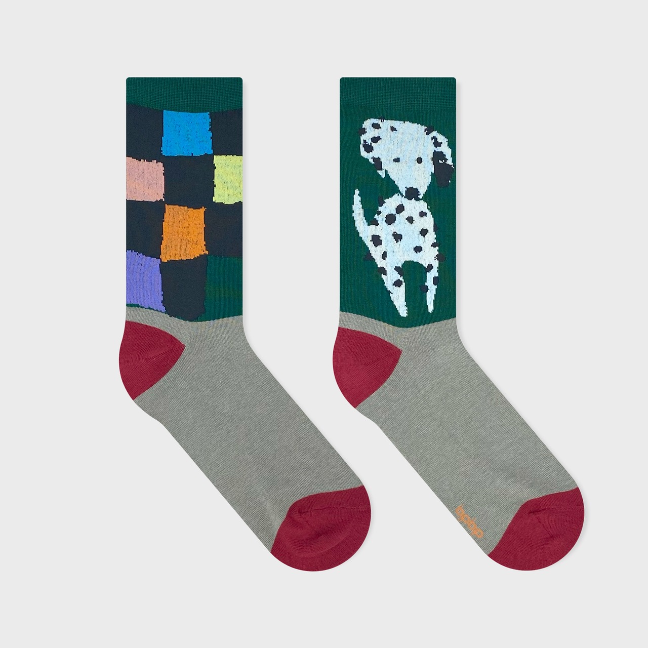 【JIN KITAMURA】北村人 SOCKS DALMATIAN ソックス ダルメシアン