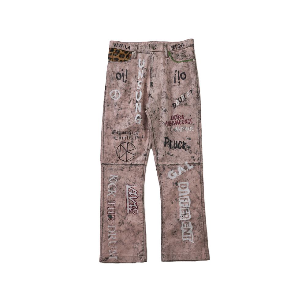 パンツ doublet CLACKING LEATHER PANTS M doublet CLACKING LEATHER PANTS M