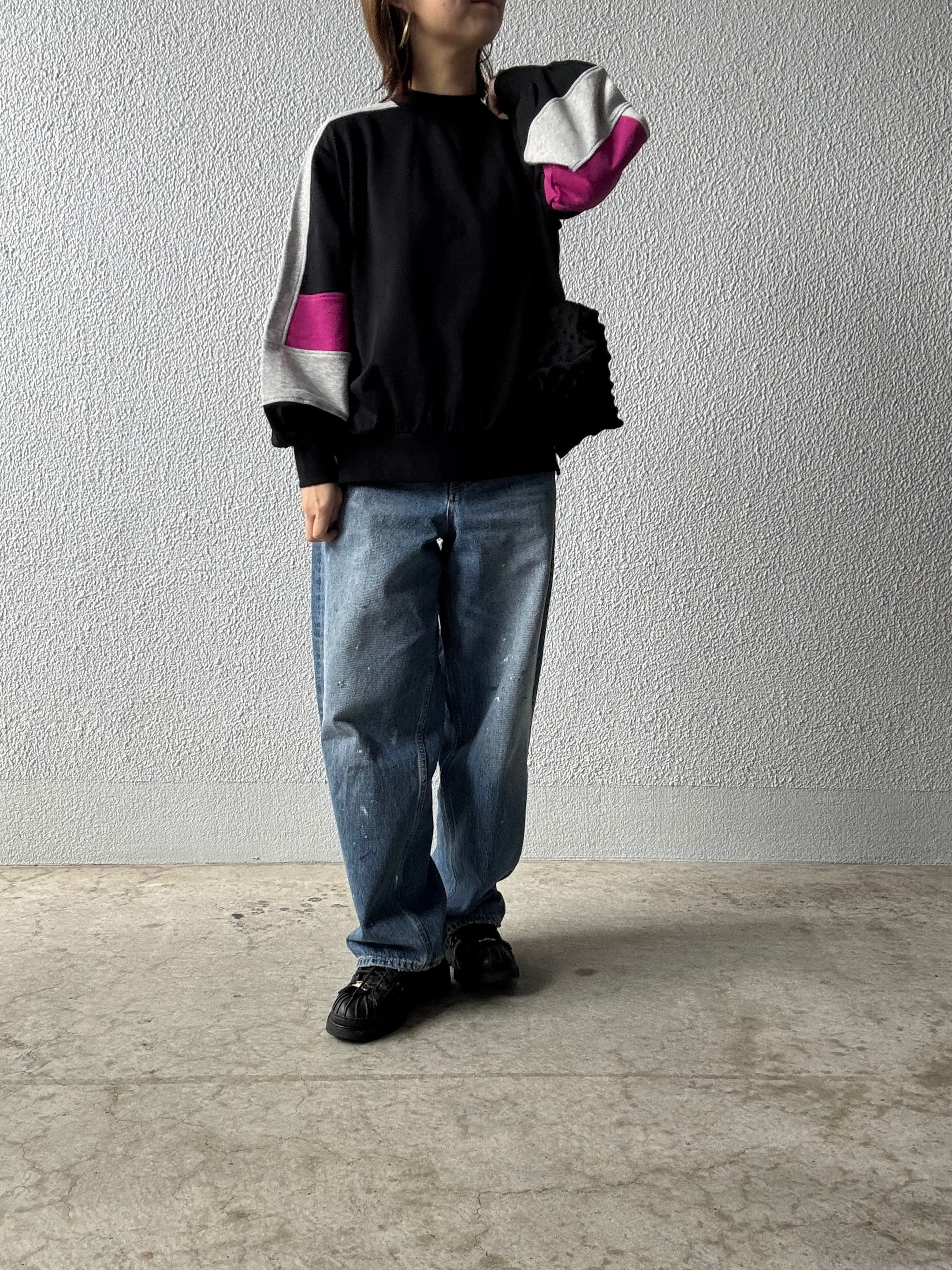 【DONA MARIE】ブロックカラー配色スウェット　145017