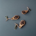 木さじ付　コーヒー豆キーホルダー　