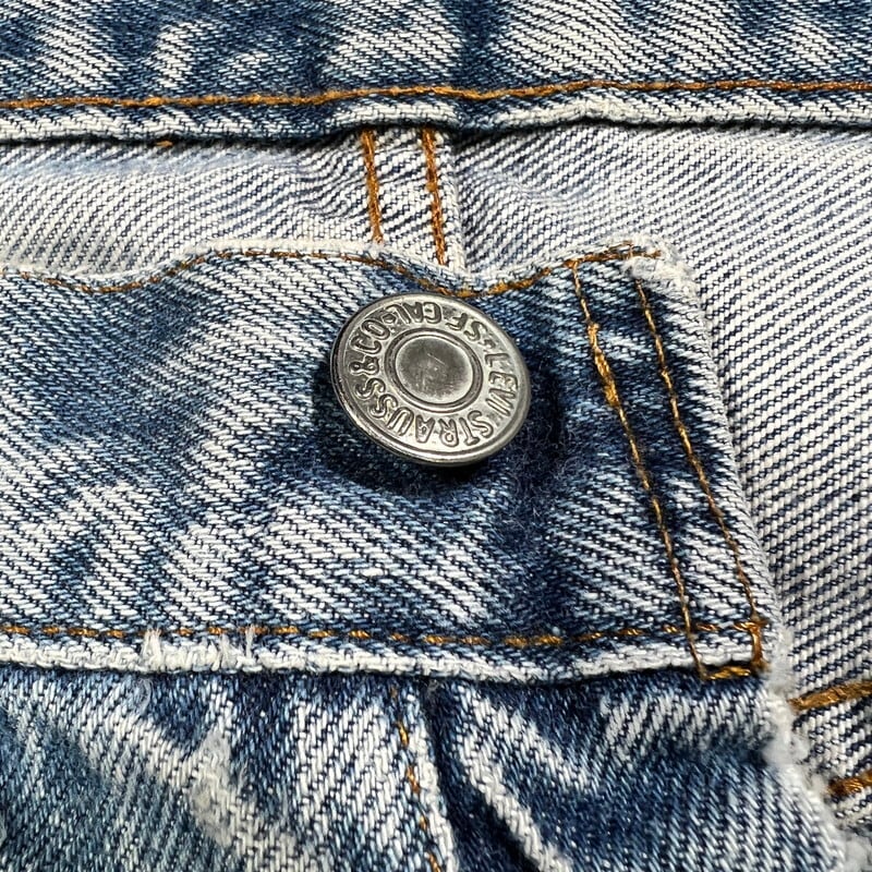 70's Levi's リーバイス 501 66後期 デニムパンツ 赤耳 ドット刻印