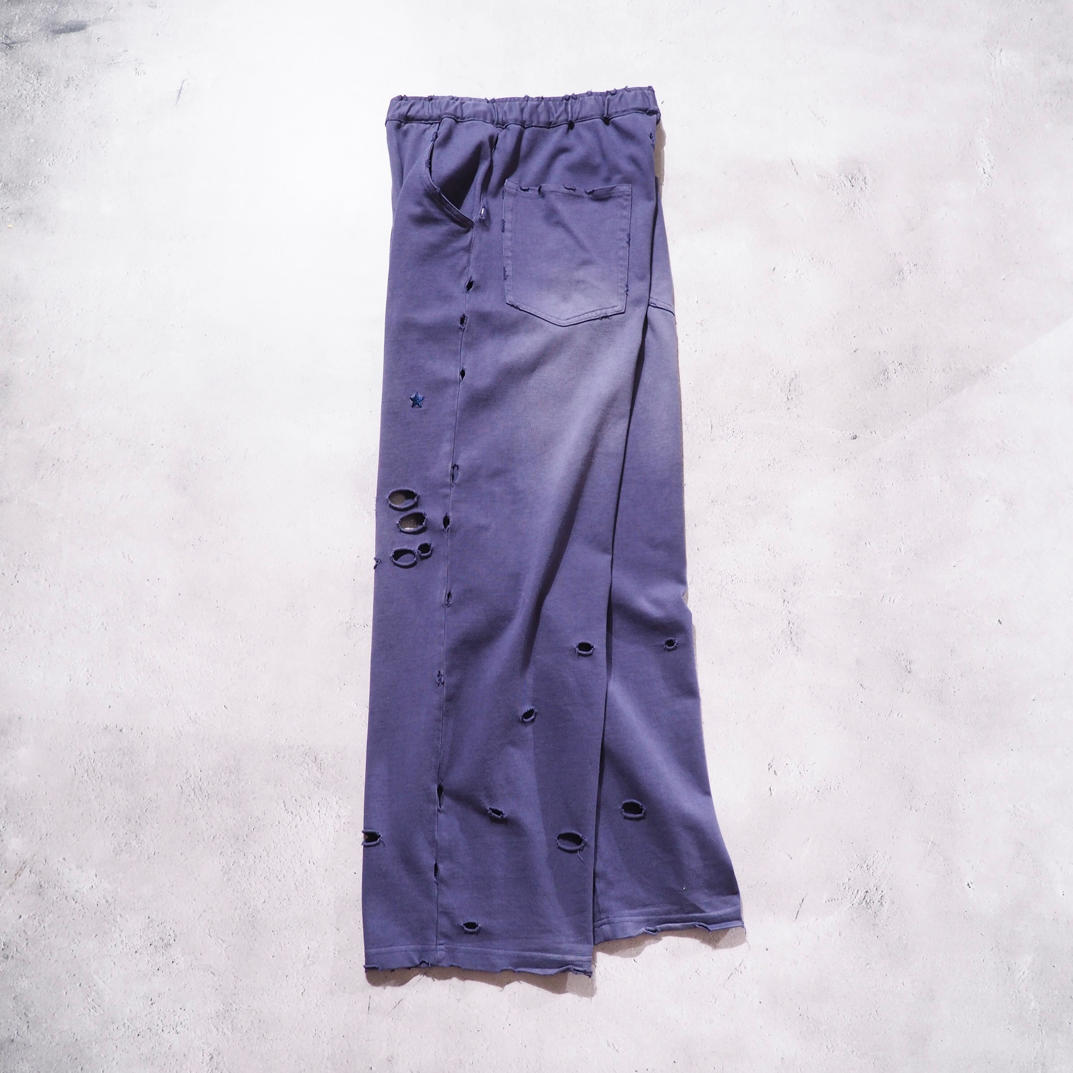 " CONVERSE TOKYO " PIGMENT DYE DISTRESSED Wide sweat pants