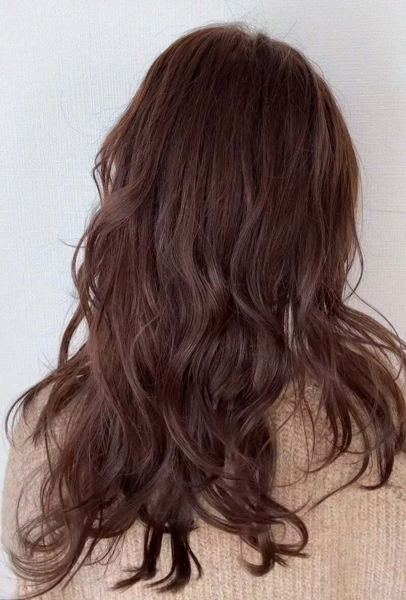 地毛なし用 商品名:メリー ナチュラルブラウン系 パーマ 百合子