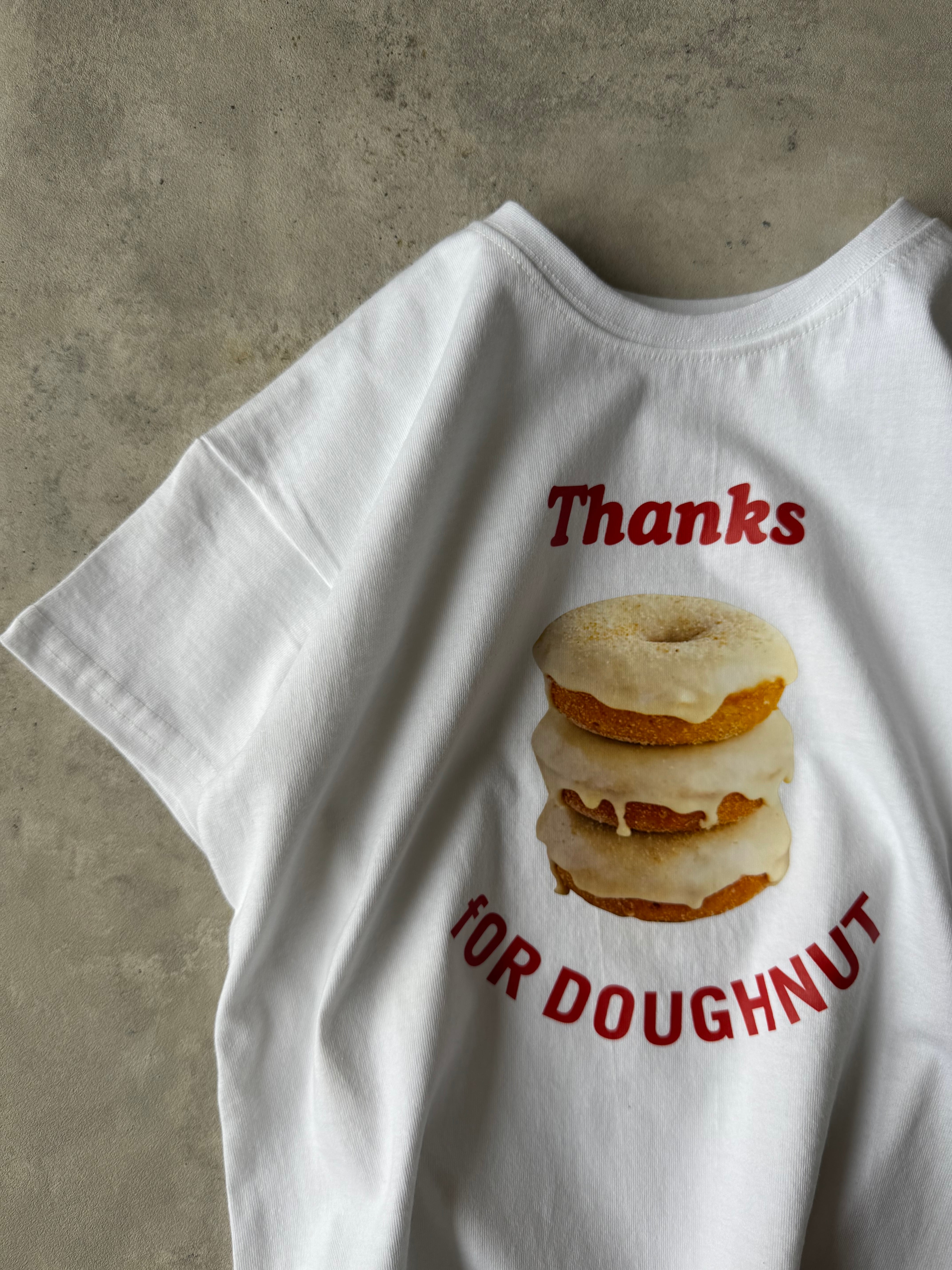 Thanks for Doughnut Tee（100〜130cm）4113