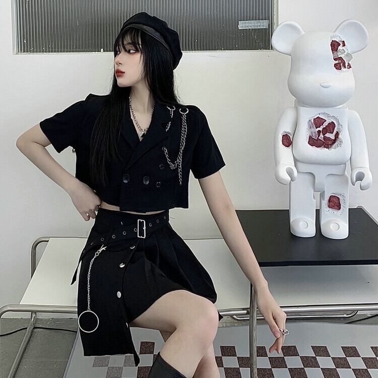 セットアップ 上下セット レディース S-XL ジャケット プリーツ