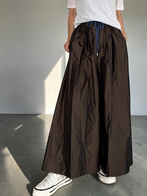 ウォッシャブル タフタロングスカート