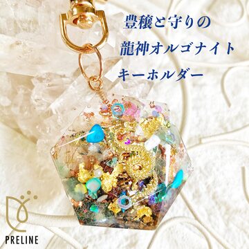 幸運✨オルゴナイト ネックレス ハート 蓮 フラワーオブライフ 