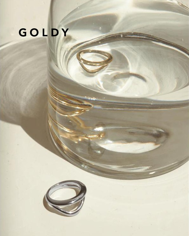 GOLDY/ゴールディ/ブランチング ライン ステンレス リング/アクセサリー/5230850【追跡可能メール便180円】