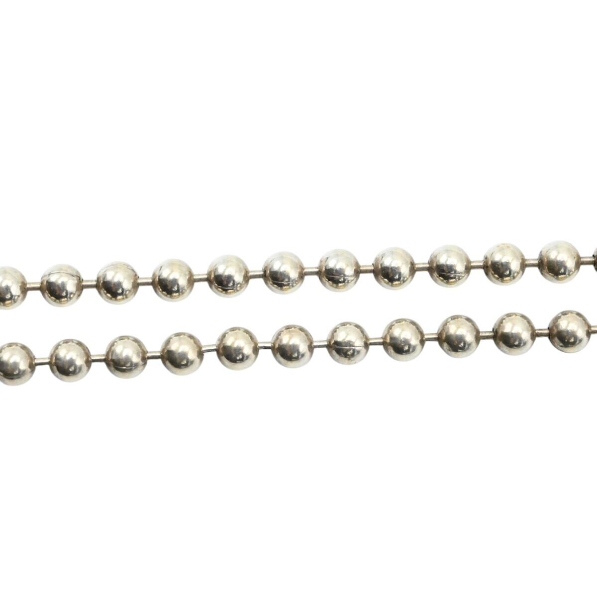 TIFFANY&Co. ティファニー ボールチェーン SV925 ロングネックレス