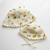 [Pattern] フリンジリボンバケットハット〈大人size〉