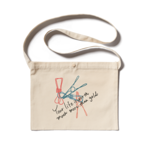 洗濯バサミのサコッシュ