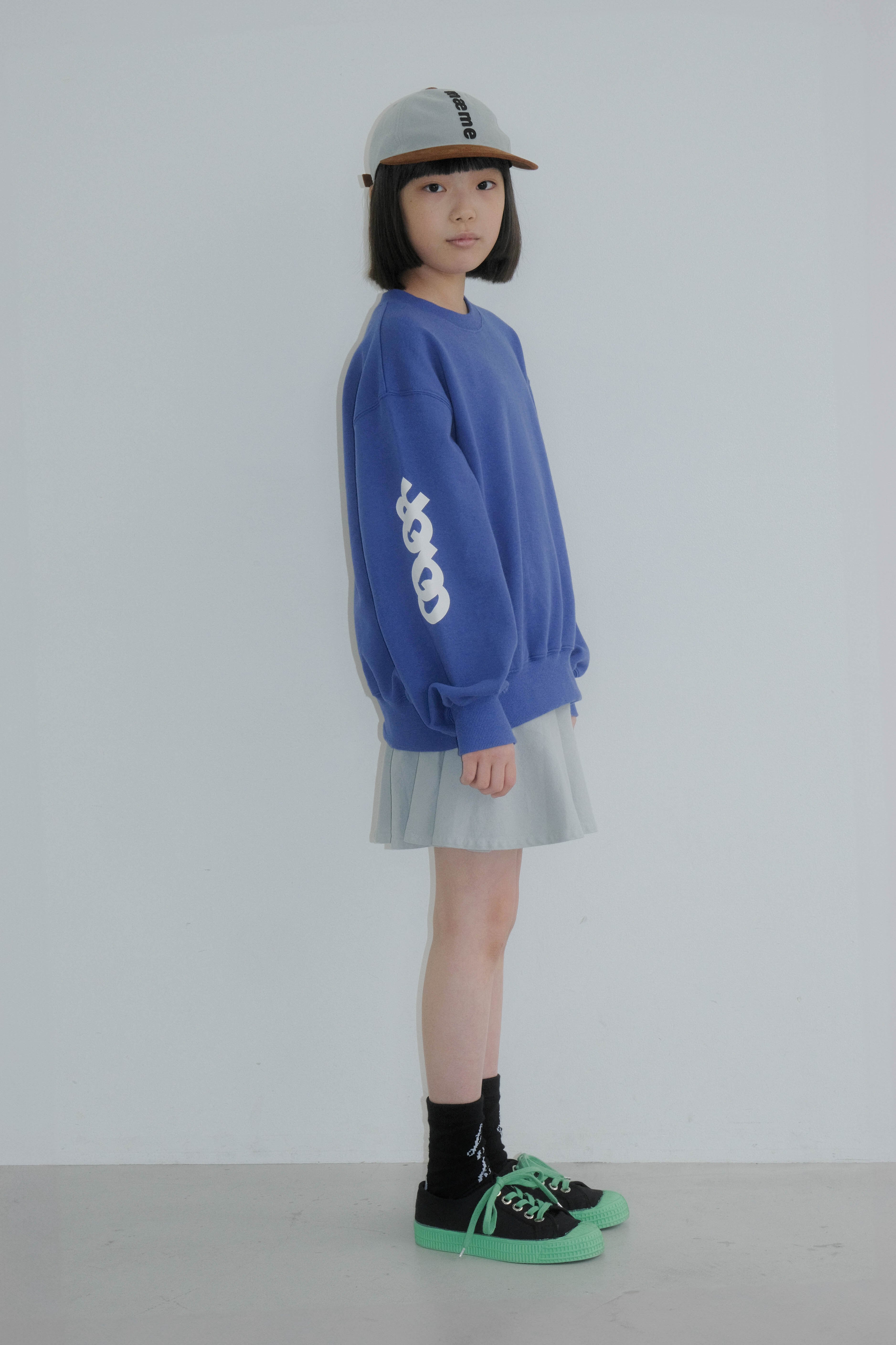【26AW】folkmade(フォークメイド)Color Jersey Sweatshirt BLUE(LL)スウェット ブルー